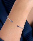 Gabriel & Co Sapphire Arrow Cuff Bracelet - Skeie's Jewelers