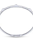 Gabriel & Co. Pyramid Rhombus Diamond Bangle - Skeie's Jewelers