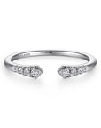 Gabriel & Co Diamond-Acccented Open Band - Skeie's Jewelers