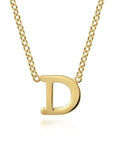 Gabriel & Co. Yellow Gold Initial Necklace