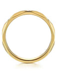 Gabriel & Co. Diamond-Cut Gold Stacking Ring - Skeie's Jewelers
