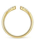 Gabriel & Co Diamond-Acccented Open Band - Skeie's Jewelers