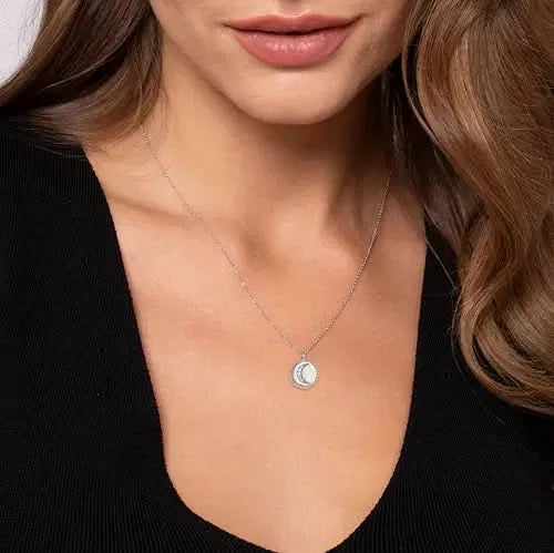 Gabriel & Co Sterling Silver Bujukan Moon Medallion