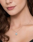 Gabriel & Co Sterling Silver Starburst Medallion - Skeie's Jewelers
