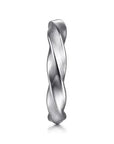 Gabriel & Co Men's Sterling Silver Twisted Band - Skeie's Jewelers