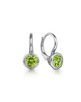 Gabriel & Co. Sterling Silver Gemstone Leverback Earrings - Skeie's Jewelers