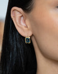 Goshwara Emerald-Cut Topaz Dangle Earrings - Skeie's Jewelers