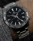 Grand Seiko SBGN027 Black Dial Quartz GMT Watch - Skeie's Jewelers