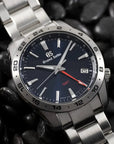 Grand Seiko SBGN029 Blue Dial Quartz GMT Watch - Skeie's Jewelers