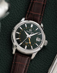 Grand Seiko SBGM241 Green Dial GMT Automatic Watch - Skeie's Jewelers