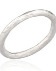 Lika Behar Sterling Silver Hammered Band Rings - Skeie's Jewelers