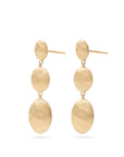 Marco Bicego® Siviglia Grande 18K Yellow Gold Triple Drop Earring - Skeie's Jewelers