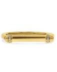 Yellow Gold Bar-Top Ring - Skeie's Jewelers