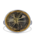 Rutilated Quartz Gem Drop Ring - Skeie's Jewelers