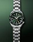 Grand Seiko SBGE257 Green Dial GMT Spring Drive Watch - Skeie's Jewelers