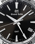 Grand Seiko SBGN027 Black Dial Quartz GMT Watch