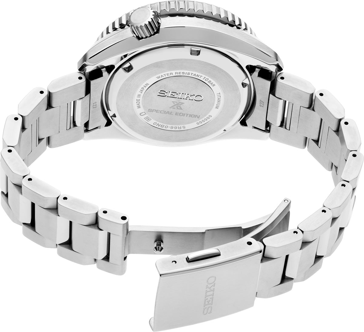 ★SSK★① Seiko Prospex LX SNR051 Spring Drive GMT Titanium Special Edition