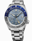 Seiko LX SNR055 Blue Bezel Spring Drive GMT Watch - Skeie's Jewelers