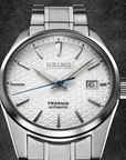 Seiko Presage SPB165 White Dial Automatic Dress Watch - Skeie's Jewelers