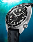 seiko prospex spb317 black dial rubber strap diver