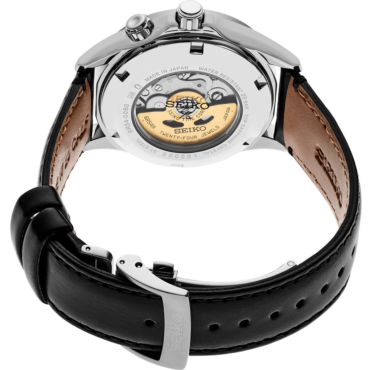 Seiko Prospex SPB379 Alpinist GMT Black Dial Automatic Watch
