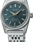 seiko spb459 teal dial king seiko automatic watch