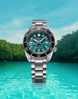 seiko spb475 turquoise ombre dial gmt dive watch