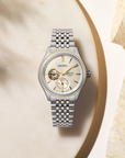 Seiko Presage SPB480 Silk Dial Open Aperture Watch - Skeie's Jewelers