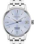 seiko presage srp841 cocktail time 34mm blue dial watch