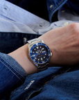 seiko 5 sports srpd51 blue dial automatic watch