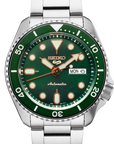 seiko 5 sports srpd63 green dial automatic watch