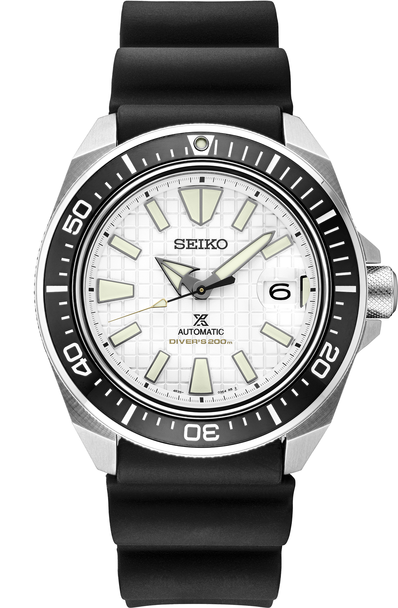Seiko Prospex SRPE37 King Samurai White Dial Diver | Skeie's Jewelers