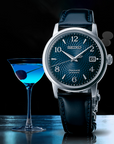 seiko presage srpe43 cocktail time blue dial 38 5mm watch