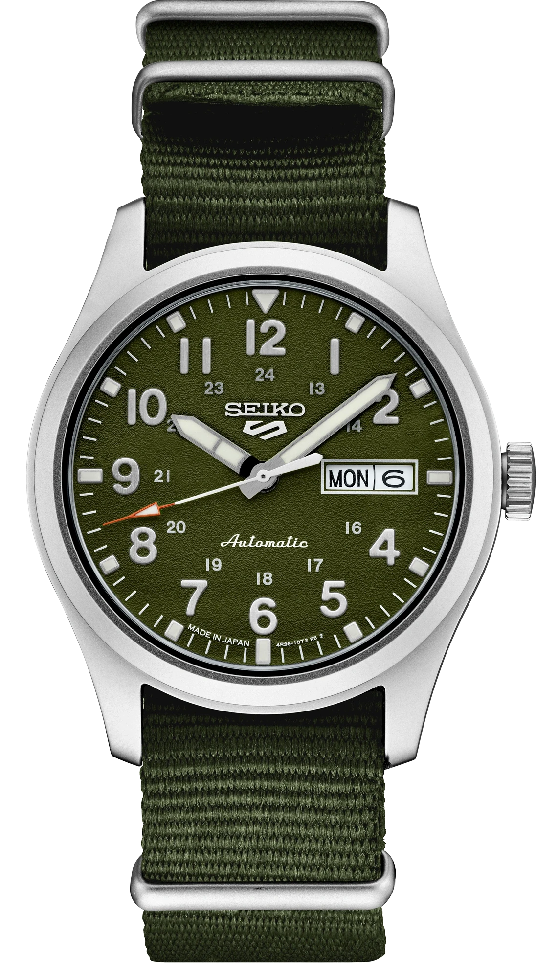Seiko 5 Sports SRPG33 Field Watch Green Dial Automatic | Skeie's