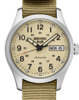 Seiko 5 Sports SRPJ83 36mm Field Beige Dial Automatic - Skeie's Jewelers