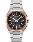Seiko Astron SSJ014 Gray Dial Rose Gold GPS Solar Watch - Skeie's Jewelers