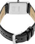 Seiko Essentials SWR049 Rectangular White Dial Dress Watch - Skeie's Jewelers
