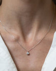 Mini Diamond Cluster Pendant Necklace - Skeie's Jewelers