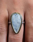 Pear-Shaped Moonstone Gem Drop Ring - Skeie's Jewelers