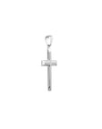Beveled-Edge Cross Pendant - Skeie's Jewelers