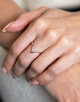 White Gold Contour Ring - Skeie's Jewelers