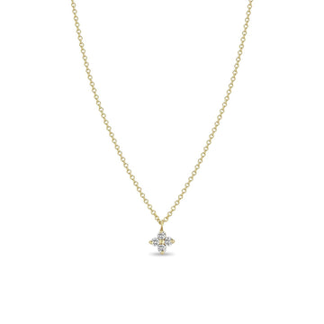 Zoe Chicco Yellow Gold Diamond Pendant Necklace - Skeie's Jewelers