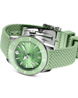 Breitling Superocean Heritage Automatic 36mm Green Dial on rubber strap - Closed Bracelet