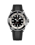 Breitling Superocean Automatic 42mm Black Dial on rubber strap - Facing