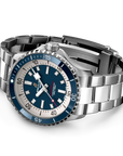 Breitling Superocean Automatic 42mm Blue Dial on stainless steel strap - Closed Bracelet