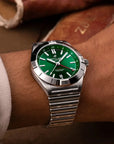 Breitling Chronomat Automatic Gmt 40mm Green Dial on stainless steel strap - Modeled