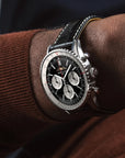 Breitling Navitimer B01 Chronograph 43mm Black Dial on alligator leather strap - Modeled