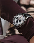 Breitling Navitimer B01 Chronograph 43mm Silver Dial on alligator leather strap - Modeled
