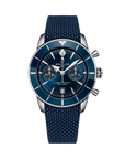 Breitling Superocean Heritage B01 Chronograph 42mm Blue Dial on rubber strap - Facing