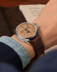 Breitling Premier B25 Datora 42mm Copper Dial on alligator leather strap - Modeled